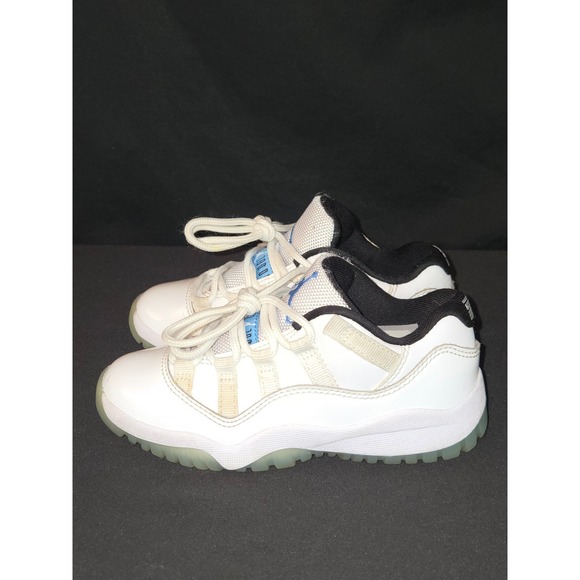 Air Jordan 11 Retro Low Legend Blue Little Kids Shoes Size 11C 505835 117 - Picture 3 of 10